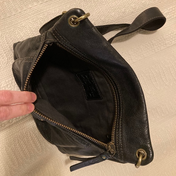 Fossil Leather Crossbody Bag / Boho, Messenger - Picture 5 of 8